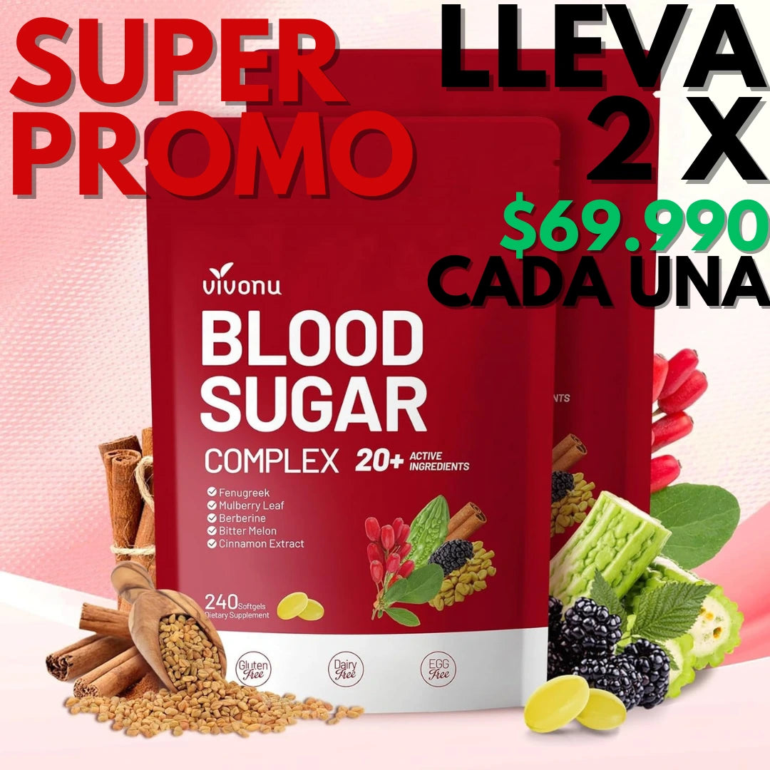 BLOOD SUGAR™ Bienestar Integral de Extractos Naturales