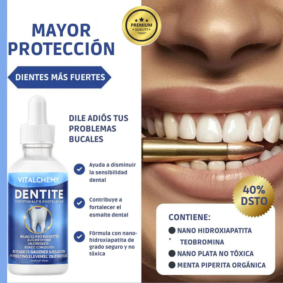 Noroos Dentite® – Suero Bucal Re-mineralizante con Nano-Hidroxiapatita