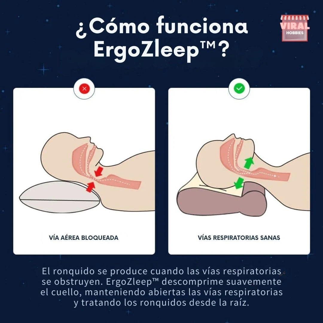 Almohada BetterSleep™ AntiRonquido ⭐️