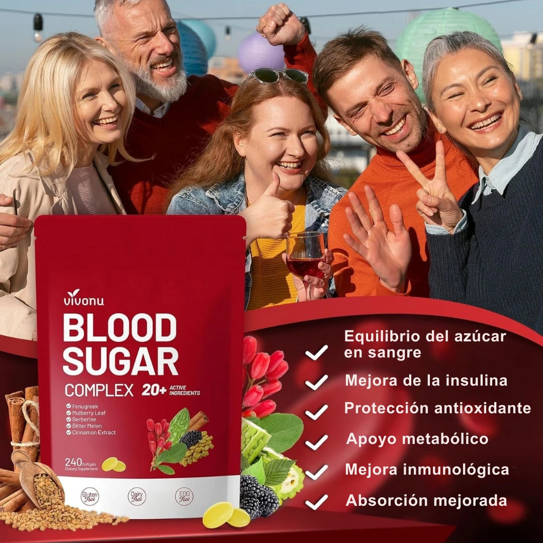 BLOOD SUGAR™ Bienestar Integral de Extractos Naturales
