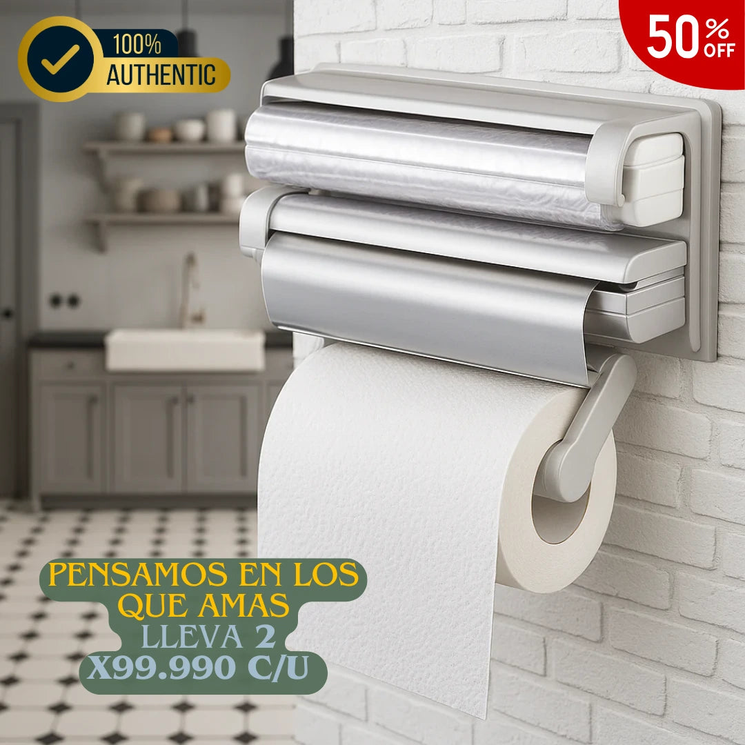 ROLLNEST™ DISPENSADOR DE TOALLAS 4 EN 1