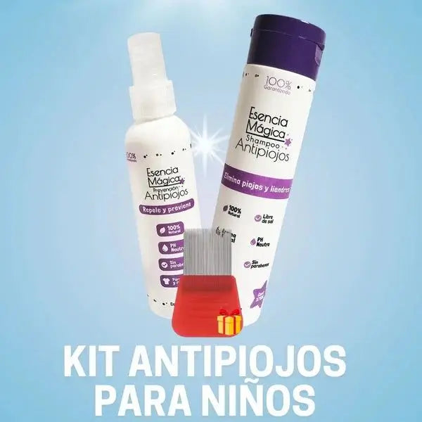 Kit para el Tratamiento de Piojos + Peine Especial🎁 | Esencia Mágica