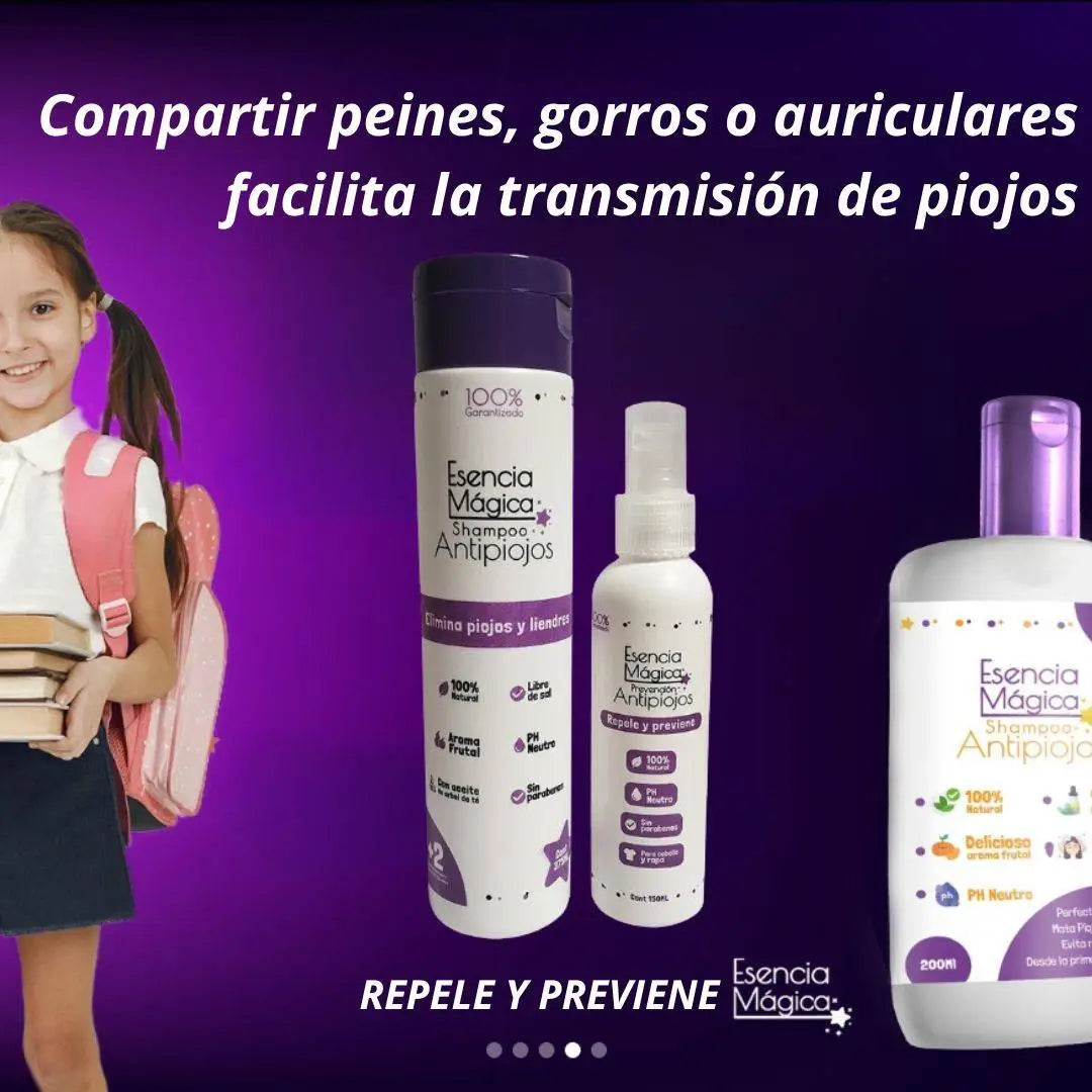 Kit para el Tratamiento de Piojos + Peine Especial🎁 | Esencia Mágica