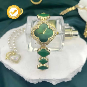 RELOJ / VAN-CLEEF™ + ARETES ESMERALDA INCLUIDOS🎁