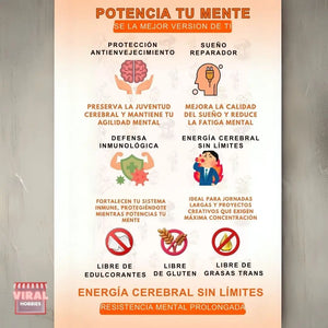 Potenciador Cerebral MELENA DE LEON™  Hongo Medicinal