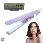 Plancha QuickCurl® 2 en 1 ideal para viajes