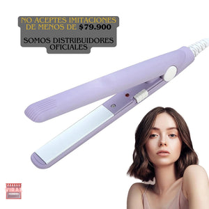 Plancha QuickCurl® 2 en 1 ideal para viajes
