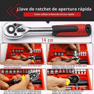 JUEGO DE RACHES y COPAS X46 | IMPORT