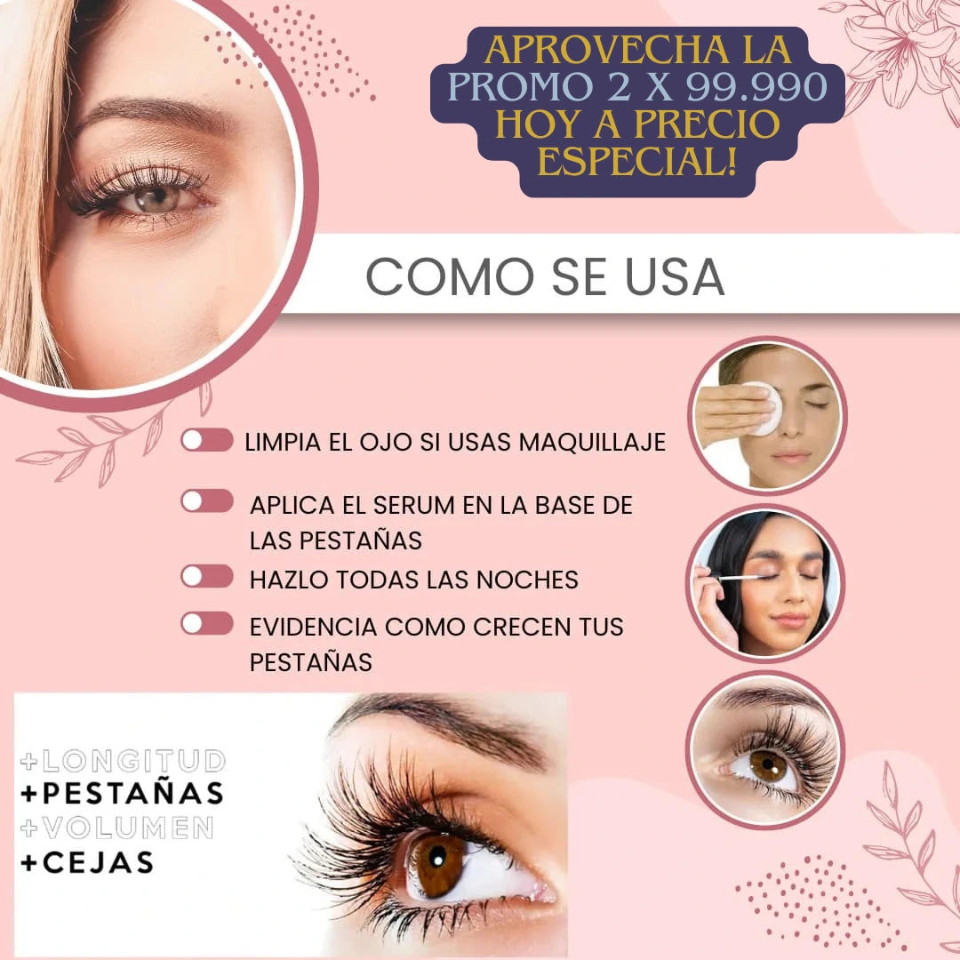 SERUM-BIOAQUA™ Alargador de Pestañas
