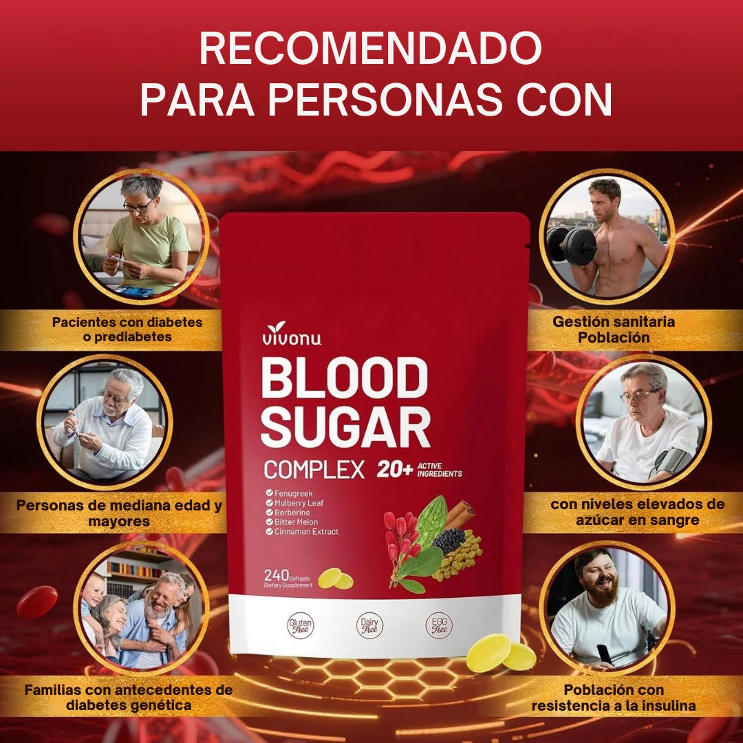 BLOOD SUGAR™ Bienestar Integral de Extractos Naturales
