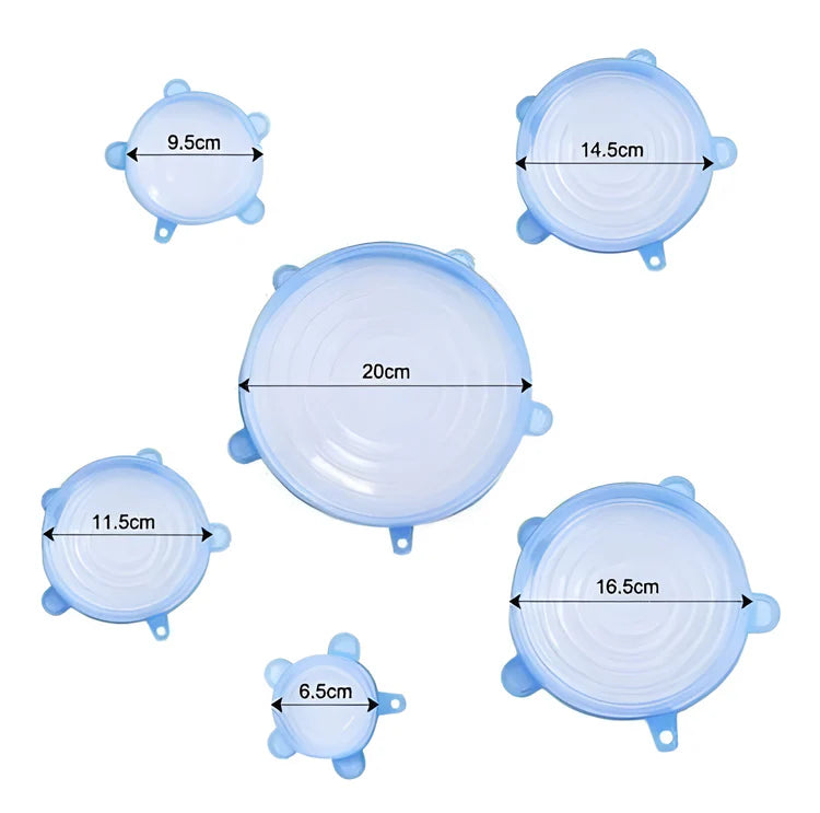 SEALIX™ Set x6 Tapas en Silicona