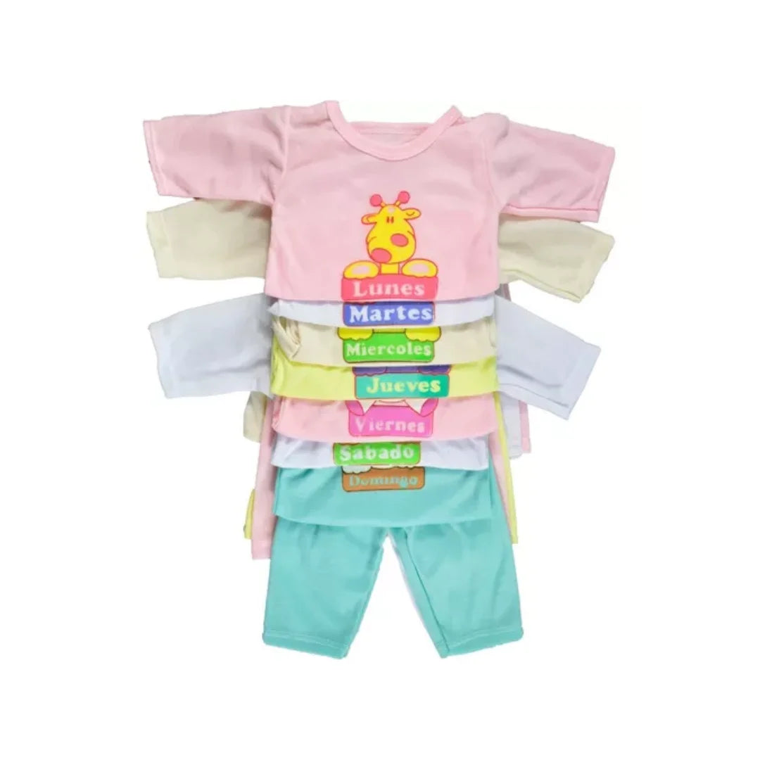 Semanario de 21 prendas para bebé 👶🏼