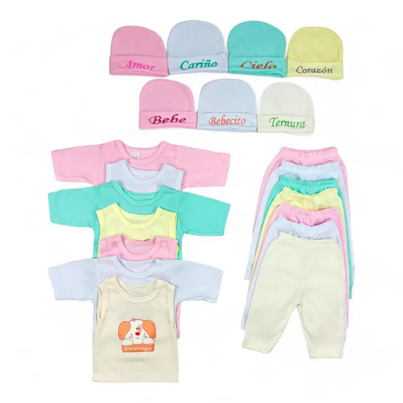 Semanario de 21 prendas para bebé 👶🏼